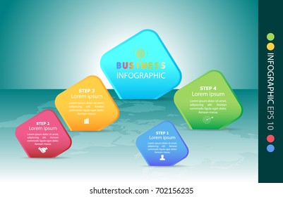 Infographic design vector illustration, 3D sphere graph showing financial and accounting information. business marketing icon concept.