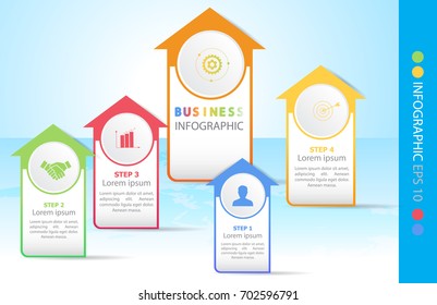Infographic design vector illustration, 3D sphere graph showing financial and accounting information. business marketing icon concept.