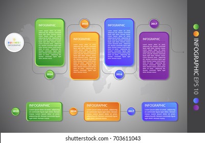 Infographic design vector illustration, 3D sphere graph showing financial and accounting information. business marketing icon concept.