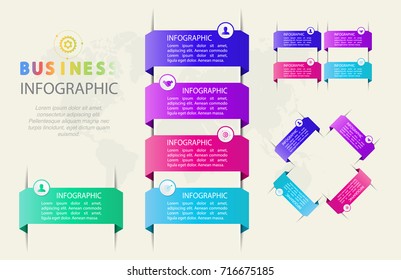 Infographic design vector illustration, 3D sphere graph showing financial and accounting information. business marketing icon concept.