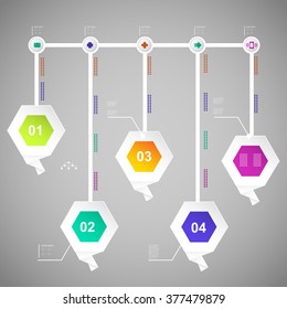 Infographic design vector illustration, eps 10.