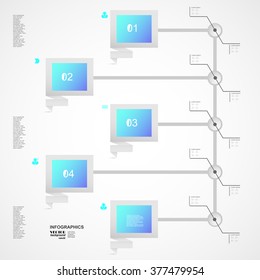 Infographic design vector illustration, eps 10.