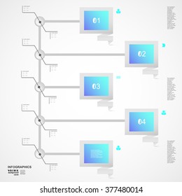 Infographic design vector illustration, eps 10.