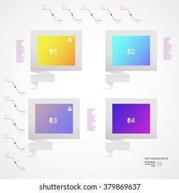 Infographic design vector illustration, eps 10.