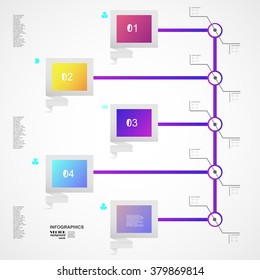 Infographic design vector illustration, eps 10.