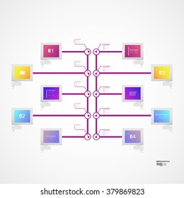 Infographic design vector illustration, eps 10.