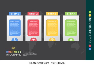 Infographic design vector illustration, template for brochure, business marketing icon concept.