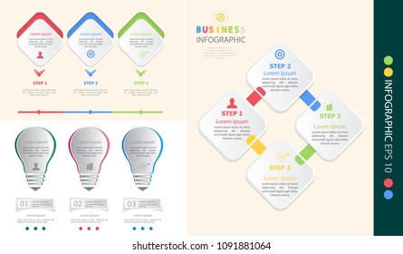 Infographic design vector illustration, template for brochure, business marketing icon concept.