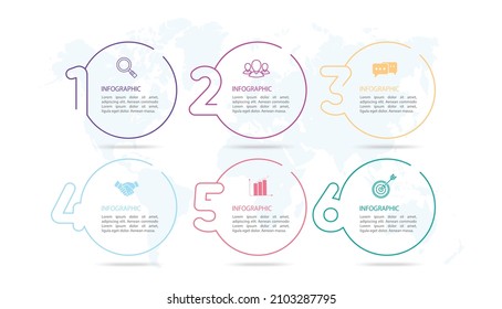 Infographic design vector illustration, template for brochure, business marketing icon concept.