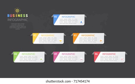 Infographic design vector illustration, template for brochure, business marketing icon concept.