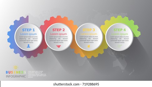 Infographic design vector illustration, template for brochure, business marketing icon concept.