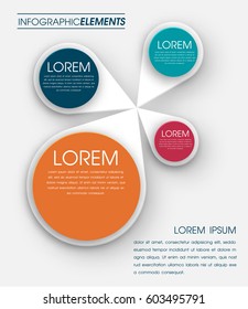 Infographic design vector and marketing icons can be used for workflow layout, diagram, annual report, web design. Business concept with 4 options, steps or processes.