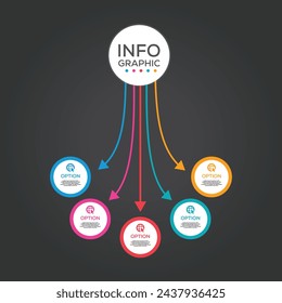 Diseño Infográfico. Plantilla de diseño de infografía vectorial. EPS10