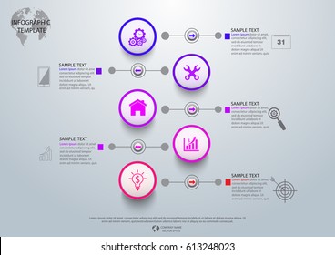 Infographic design vector and template marketing icons and  Business concept