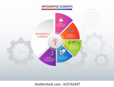 Infographic design vector and template marketing icons and  Business concept