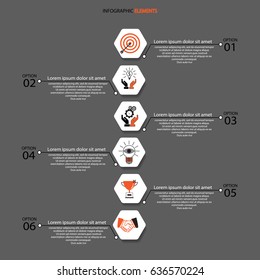 Infographic design vector and template marketing icons and  Business concept with number  options