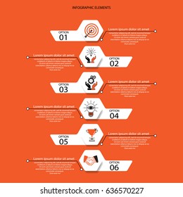 Infographic design vector and template marketing icons and  Business concept with number  options