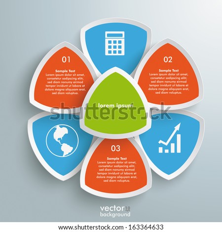 Infographic design white circles on the grey background. Eps 10 vector file.