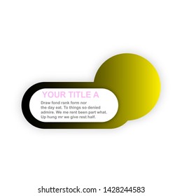 Infographic design white thought bubble on the checked background. Eps 10 vector file.
