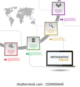 Infographic design for your project eps 10 vector