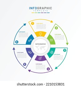 Infographic Diagram Circle Vector Graphic