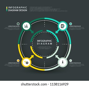 Infographic diagram Design illustration