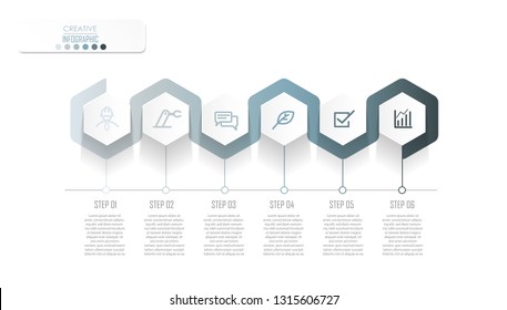 Infographic Diagram design with step process flowchart for Business and presentation timeline template
