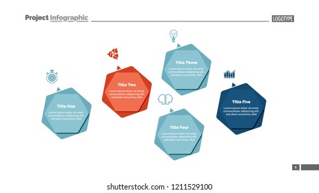 Infographic diagram with five options. Step diagram, option chart, layout. Creative concept for infographics, presentation, project, report. Can be used for topics like business, management, workflow