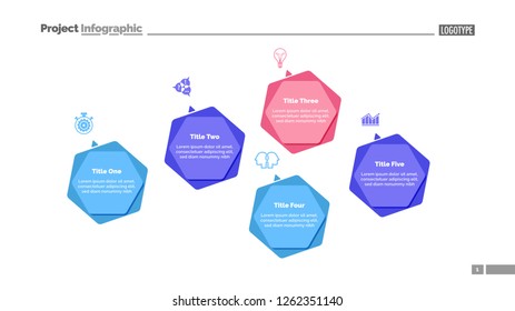 Infographic diagram with five options. Step diagram, option chart, layout. Creative concept for infographics, presentation, project, report. Can be used for topics like business, management, workflow