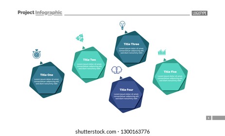 Infographic diagram with five options. Step diagram, option chart, layout. Creative concept for infographics, presentation, project, report. Can be used for topics like business, management, workflow