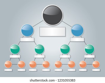 Infographic Diagram Organigram Chart Structure