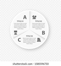 Infographic diagram. Page template with four steps or parameters, the scheme of the process.White elements with soft transparent shadow on isolated background EPS 10.