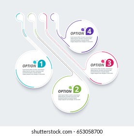 Infographic diagram template design simple design. include icon design. vector illustration.
