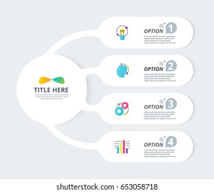 Infographic diagram template design simple design. include icon design. vector illustration.