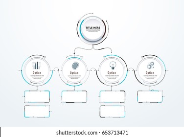 Infographic diagram template design simple design. include icon design. vector illustration.