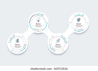 Infographic diagram template design simple design. include icon design. vector illustration.