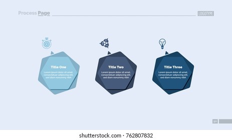 Infographic Diagram with Three Options 