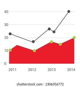 infographic  diagram vector red eps 10