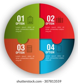 Infographic digital design, vector illustration eps 10.