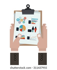 Infographic digital design, vector illustration eps 10
