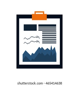 infographic document site information icon. Isolated and flat illustration. Vector graphic