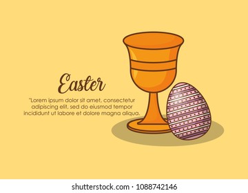Infographic of easter design