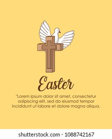 Infographic of easter design