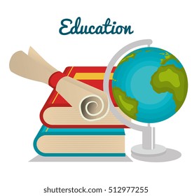 infographic education flat icons