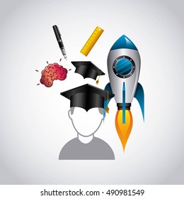 infographic education set icons vector illustration design