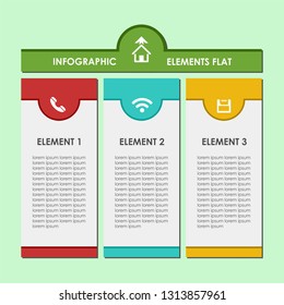 Infographic Elemenets Simple Flat