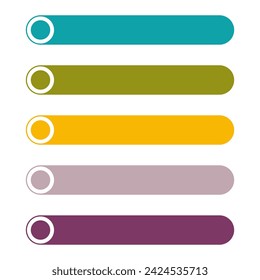 Diseño abstracto de elemento de infografía la plantilla de lista número cinco superior. Diseño de diagrama de lista, vector de plantilla de elemento infográfico colorido. Diseño plano del vector para el cartel, tarjeta, papel pintado, cartel, banner