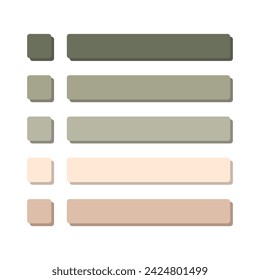 Diseño abstracto de elemento de infografía la plantilla de lista número cinco superior. Diseño de diagrama de lista, vector de plantilla de elemento infográfico colorido. Diseño plano del vector para el cartel, tarjeta, papel pintado, cartel, banner