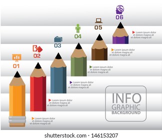 Infographic Element with business icons. EPS 10 vector, grouped for easy editing. No open shapes or paths.