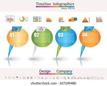 infographic  element,  business style timeline banner, web design,timeline infographics,cyber security concept,icon set